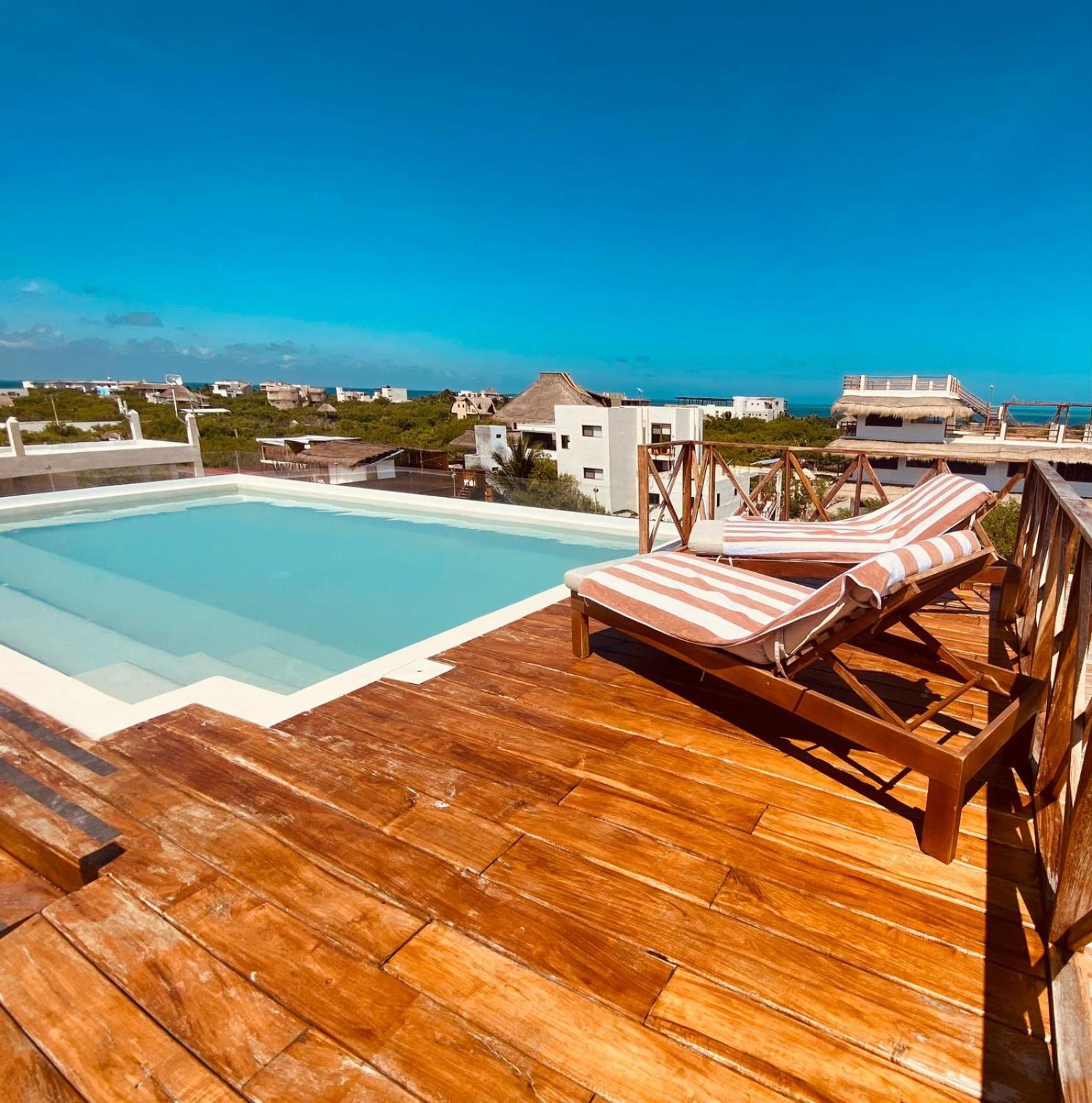 Апартаменты Sunsteps Casa Holbox Экстерьер фото